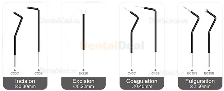 Neway ATS-S1 High-Frequency Dental Electrosurgery Unit with 7 Electrodes Tips